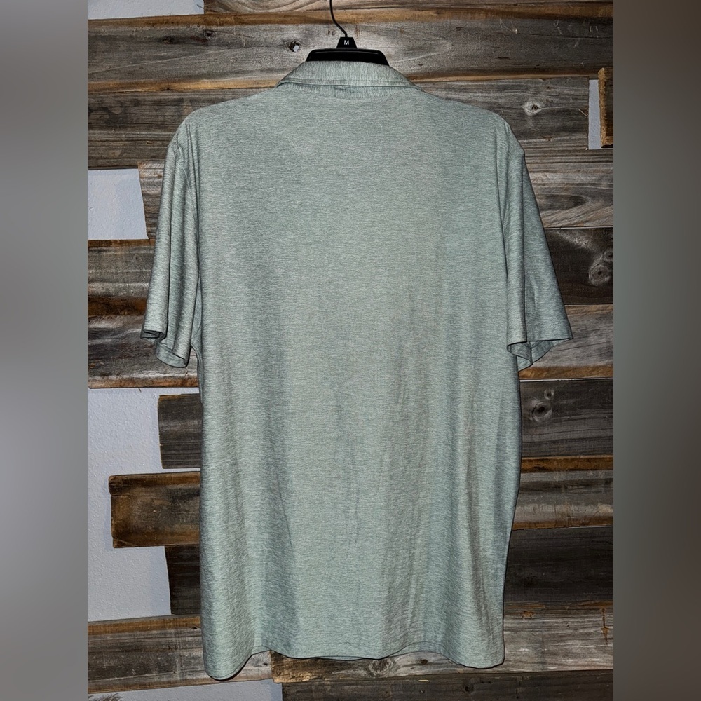 Vuori- Strato Tech Polo- agave green heather- read measurements - Picture 3 of 8